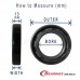 OIL SEAL TC DOUBLE LIP METRIC 105X130X13